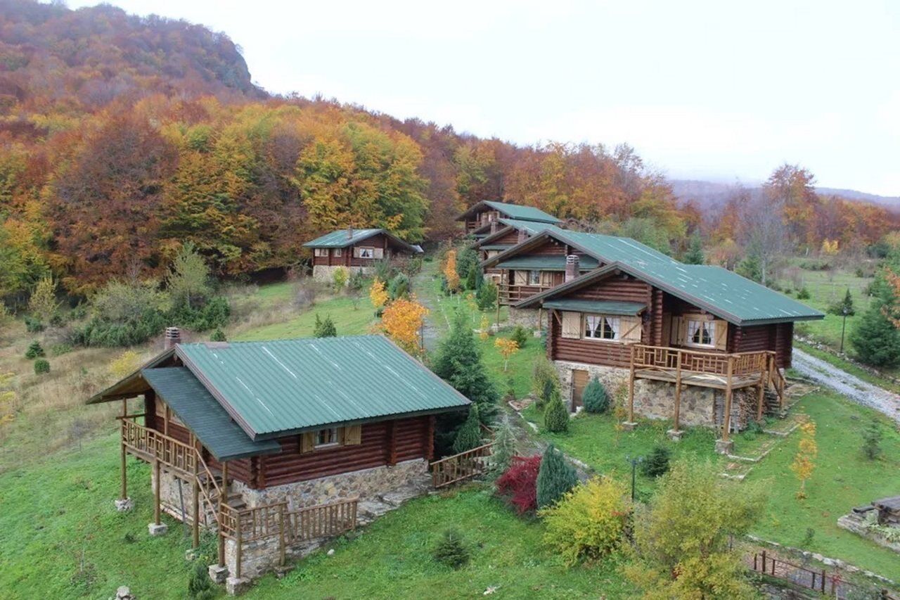 Sfendamos Wood Village Náusza Imathíasz Kültér fotó